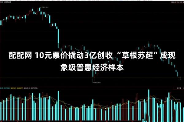 配配网 10元票价撬动3亿创收 “草根苏超”成现象级普惠经济样本