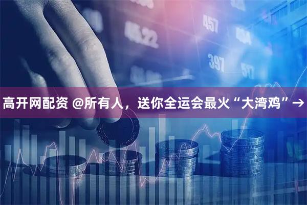 高开网配资 @所有人，送你全运会最火“大湾鸡”→